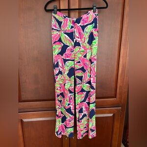 Lilly Pulitzer Georgia May Palazzo Pant Bright Navy In The Vias Size XS